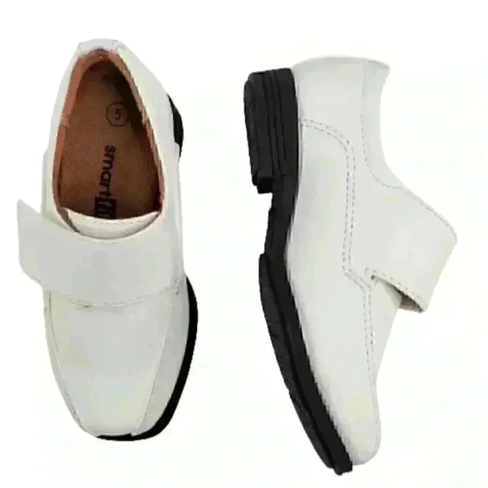 SmartFit Boys' Toddler Grant Strap Slip-On Dress Shoe Boy'